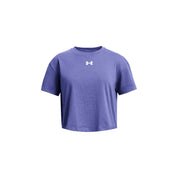 UA Girls Crop Sportstyle Logo Short Sleeve | 1380878
