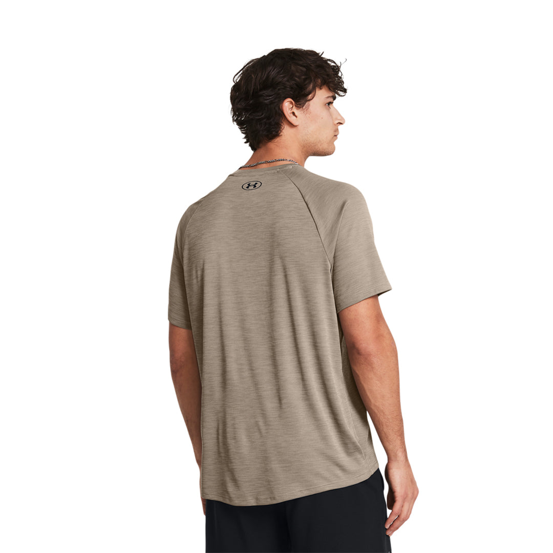 UA Men Tech Textured Short Sleeve | 1382796