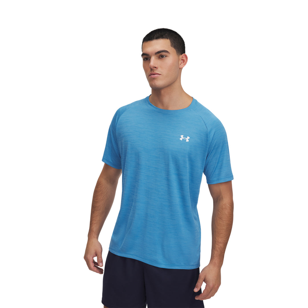 UA Men Tech Textured Short Sleeve | 1382796