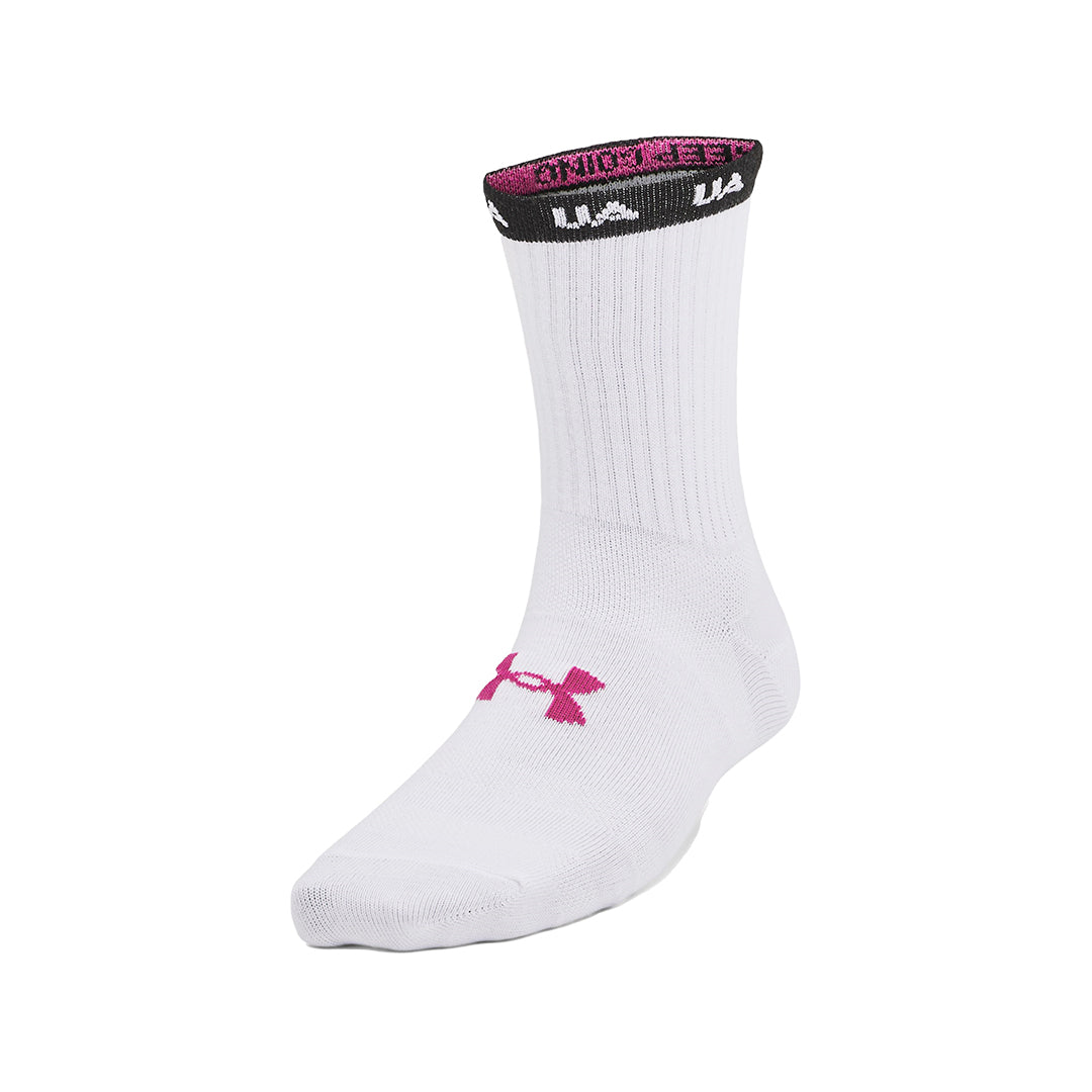 UA Women Essential Nv 3-Pack Mid Crew Socks | 1382942