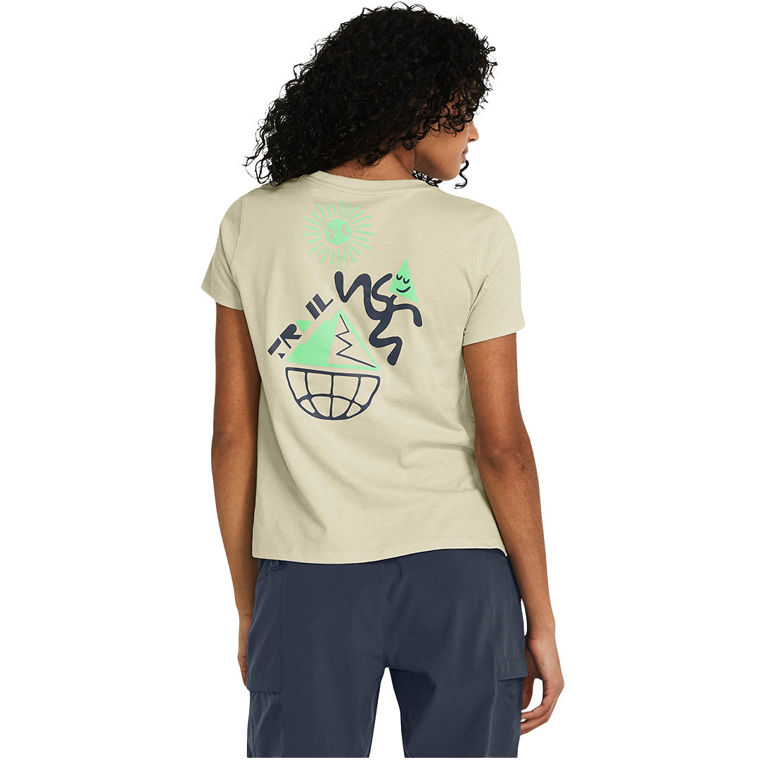 UA Women Run Trail Graphic Short Sleeve | 1383036