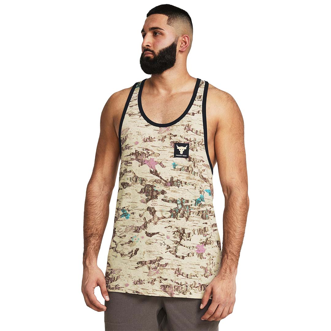 UA Men Project Rock Camo Graphic Tank | 1383226