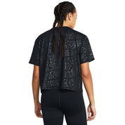 UA Women RUSH™ Energy Emboss Crop Short Sleeve | 1383640
