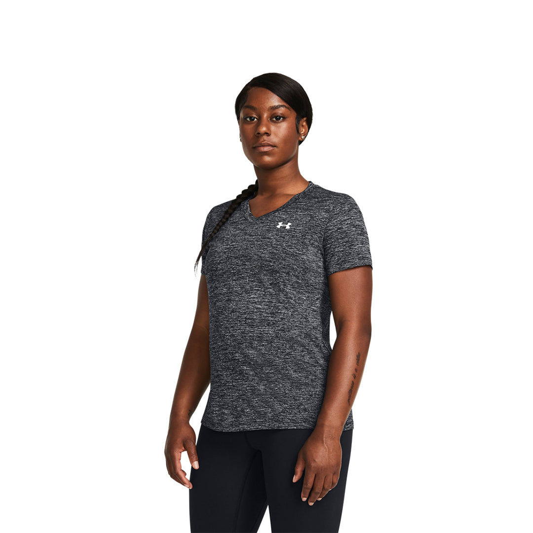 UA Women Tech Twist Short Sleeve V Neck | 1384227