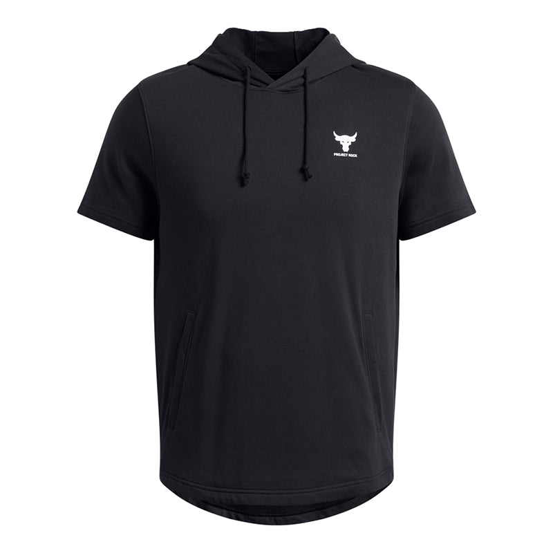 UA Men Project Rock Terry Short Sleeve Hoodie | 1387447