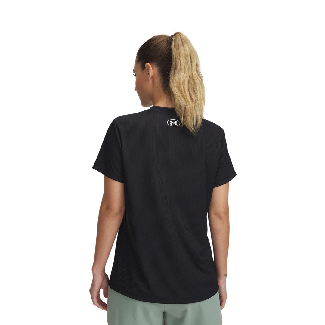 UA Women Tech Rib Short Sleeve | 1389852