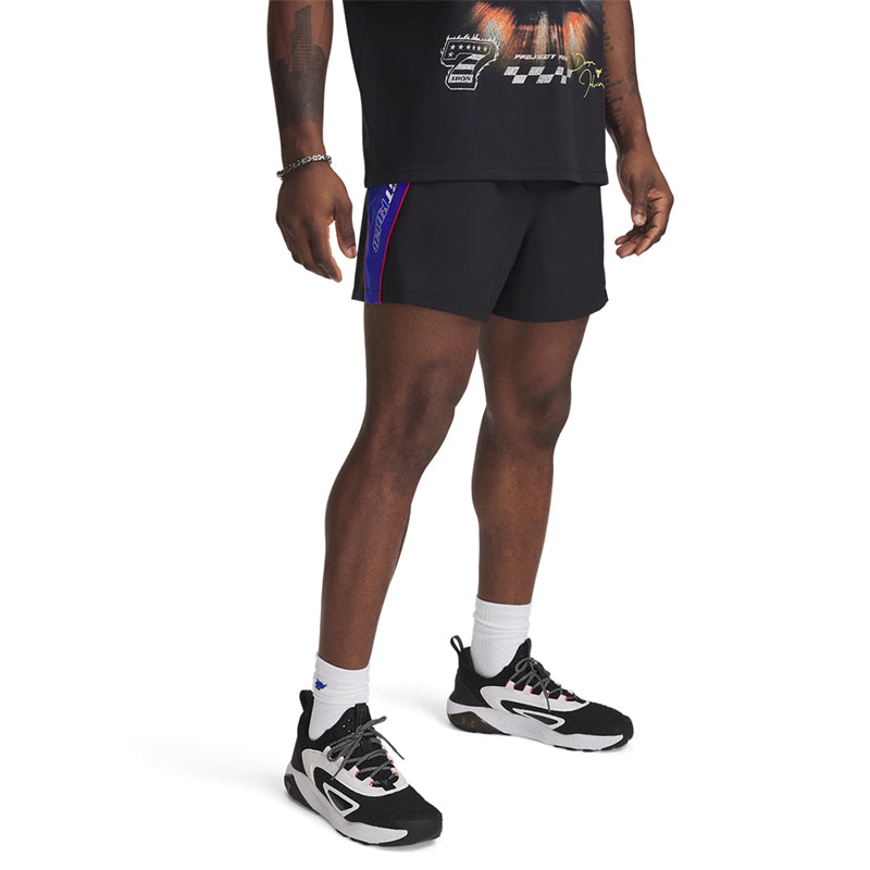 UA Men Project Rock Woven Colorblock Shorts | 1389919