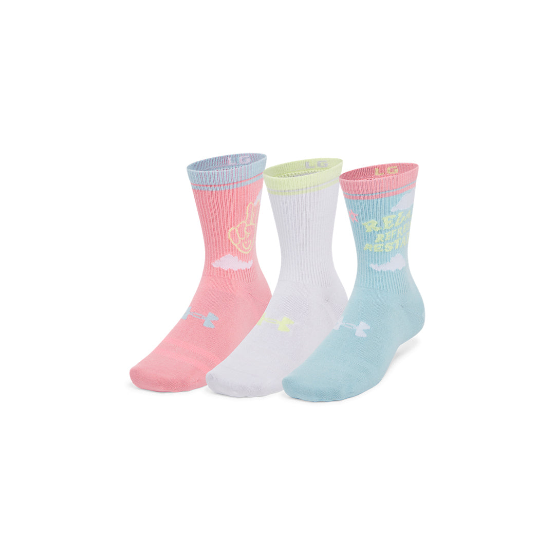 UA Unisex Sportswear Cotton NV Crew Socks | 1390130(old sku)