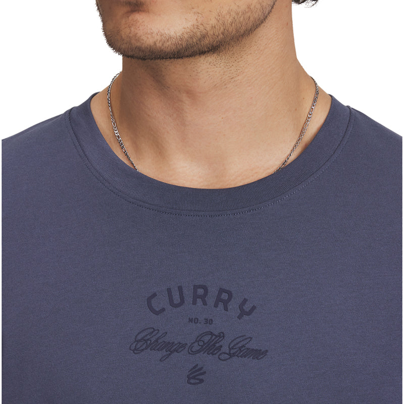UA Men Curry Heavyweight Verbiage T-shirt 2 | 1390405