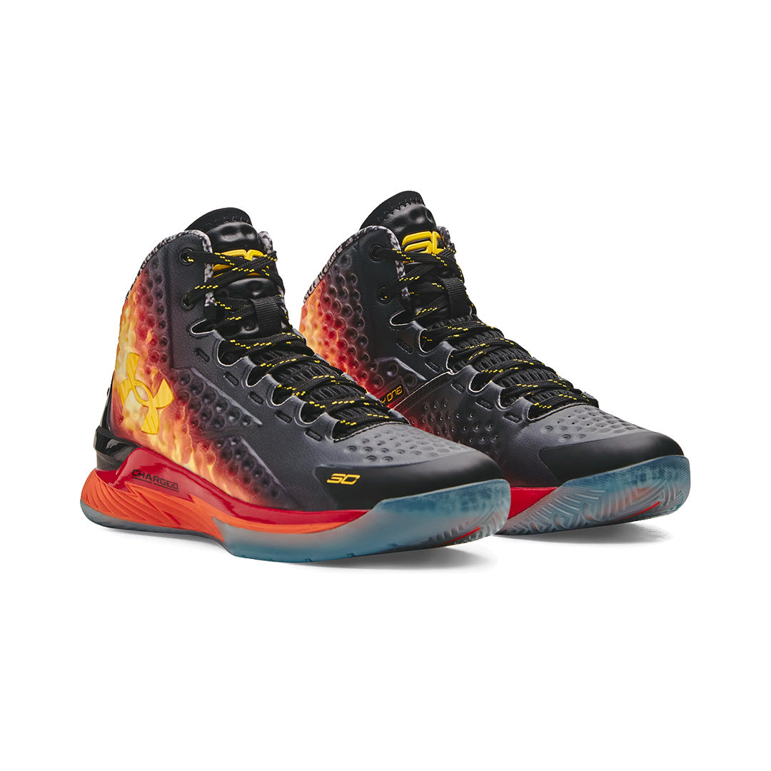 UA Grade School Curry 1 Retro 'Curry Jam' Basketball Shoes | 3028139