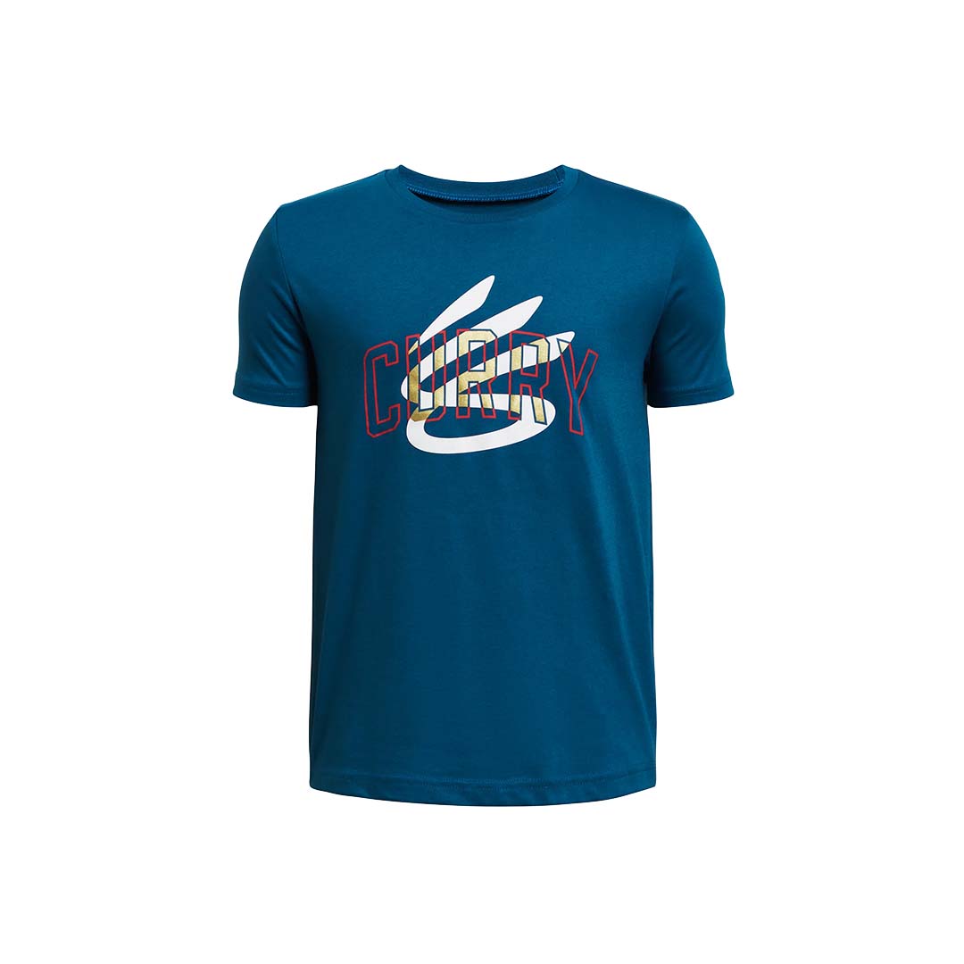 UA Boys Curry Logo T-Shirt | 1383859