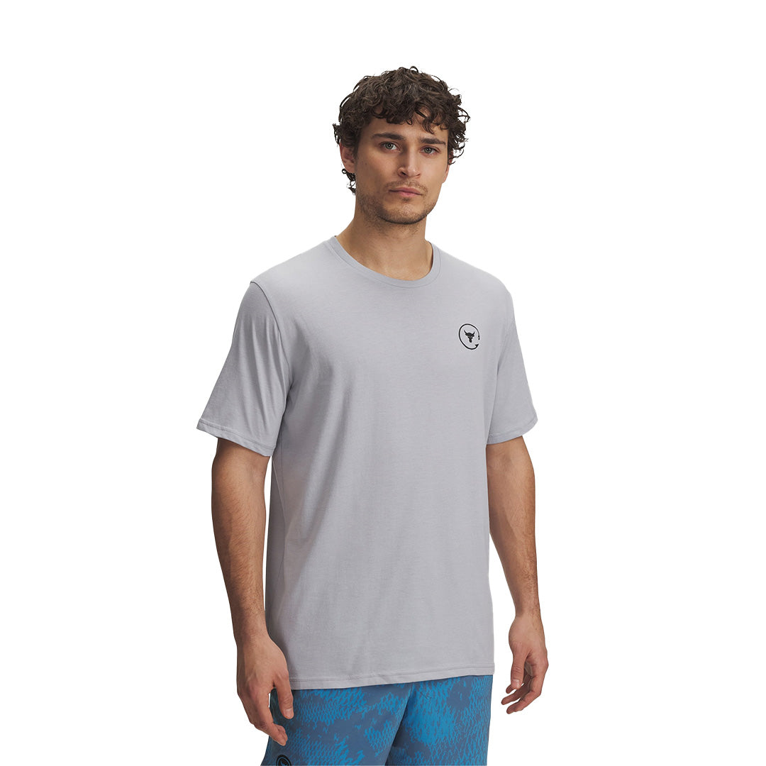 UA Men Project Rock Salt Short Sleeve | 1390001