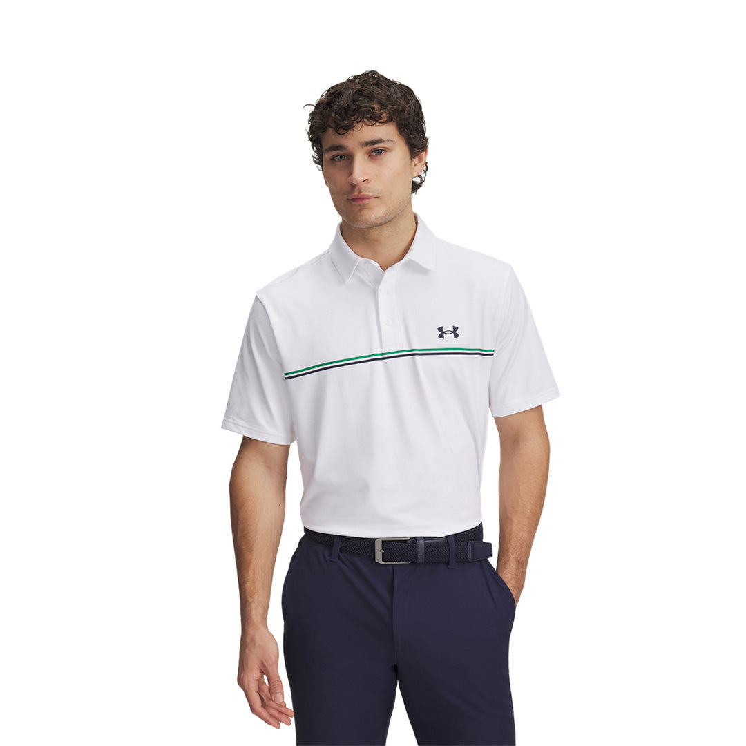 UA Men Playoff 3.0 Stripe Polo | 1378676