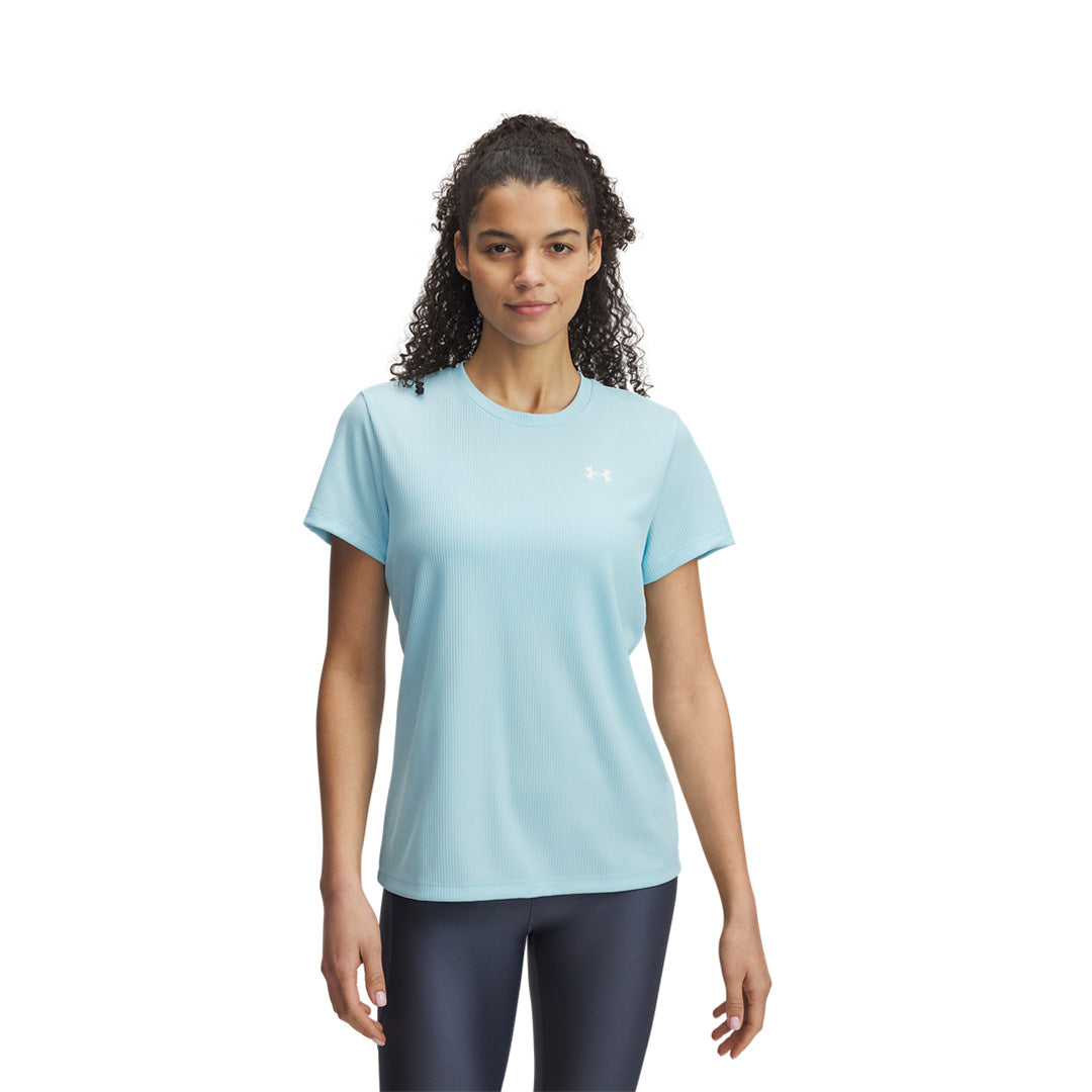 UA Women Tech Rib Short Sleeve | 1389852