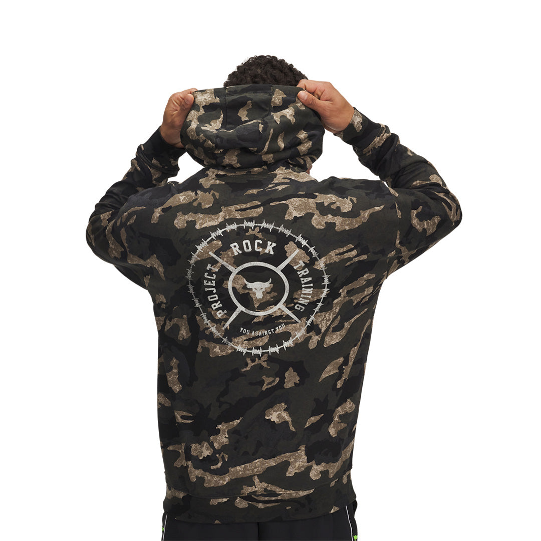 UA Men Project Rock Aop Terry Hoodie | 1389951