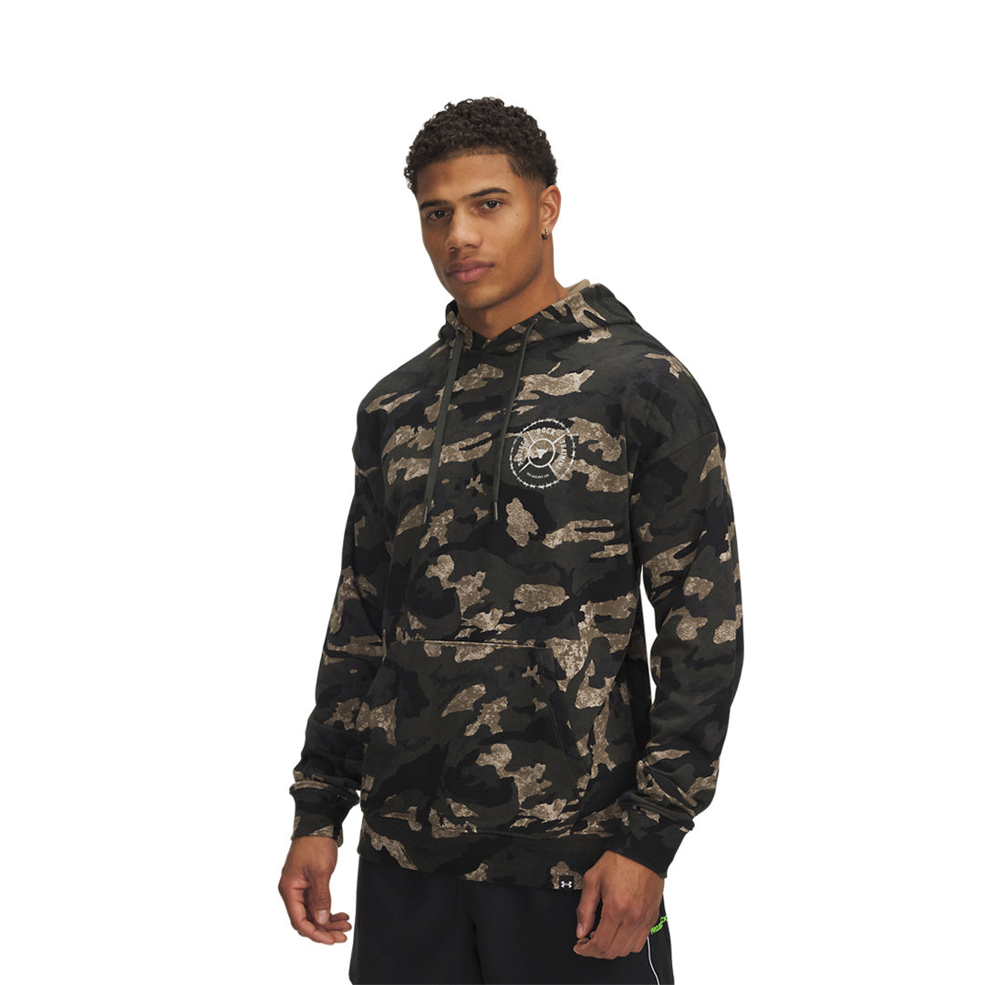 UA Men Project Rock Aop Terry Hoodie | 1389951
