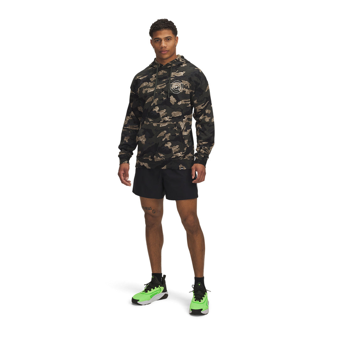 UA Men Project Rock Aop Terry Hoodie | 1389951