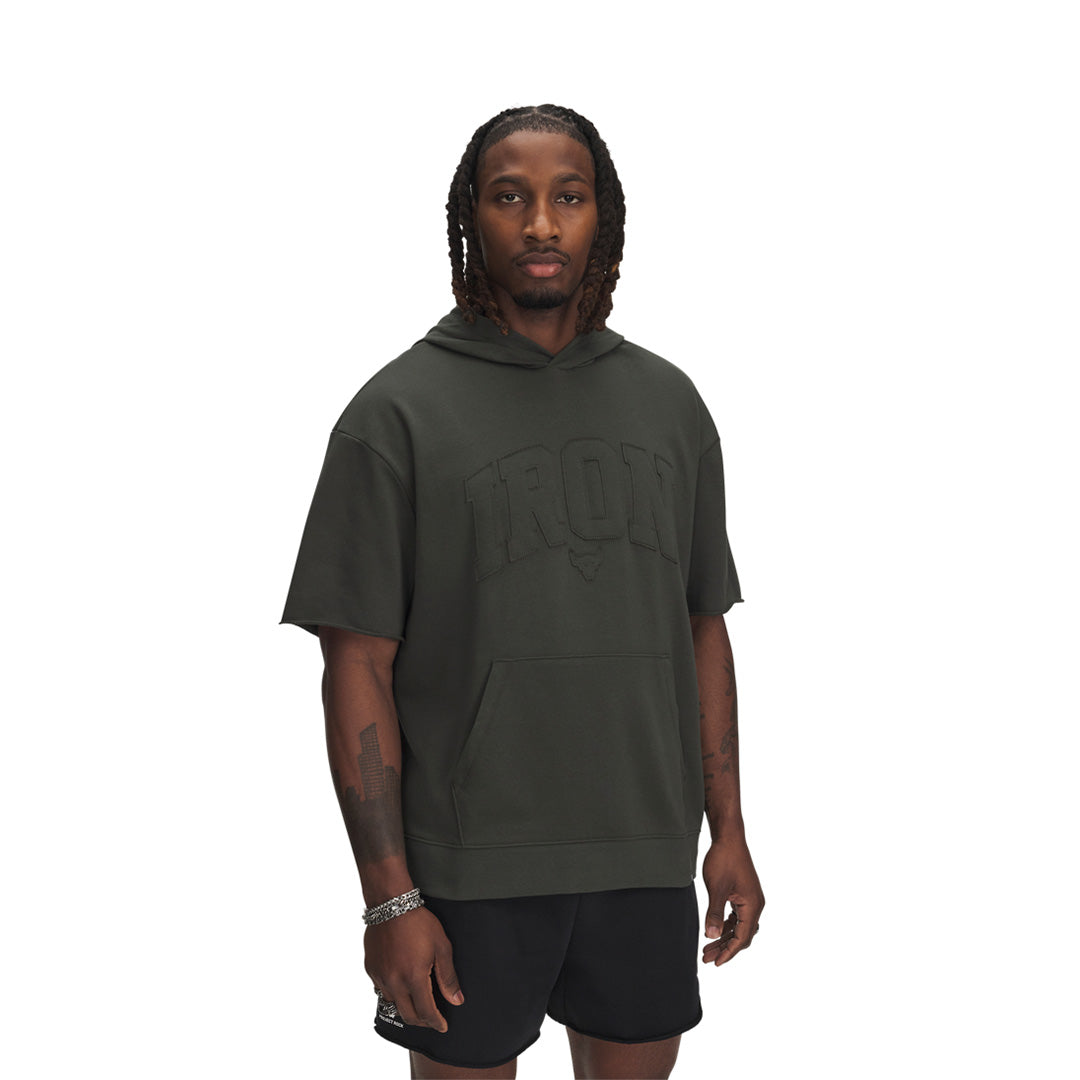 Short Sleeve Under Armour V Neck Sweatshirt UA Men Project Rock - Main Image