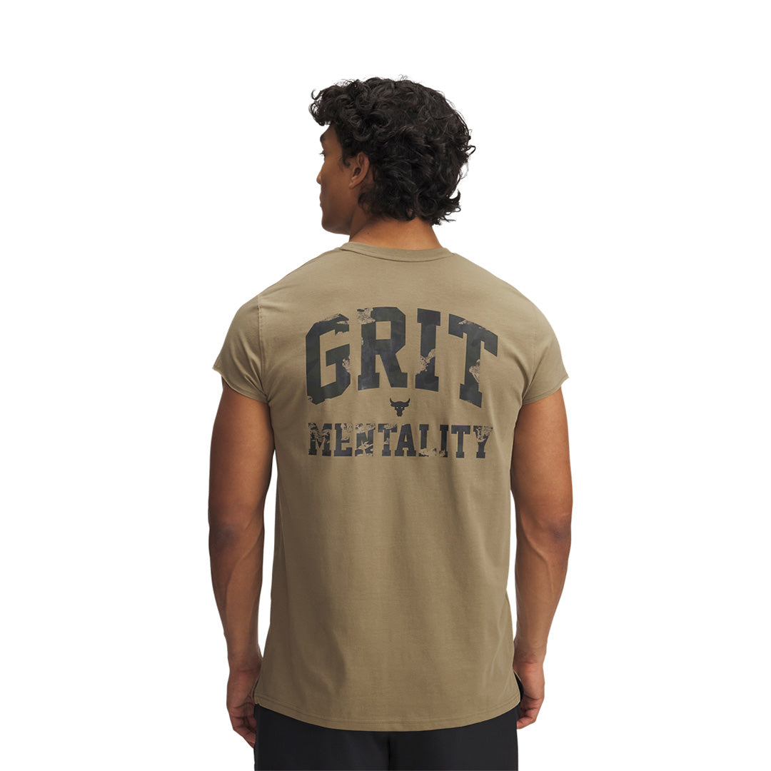 UA Men Project Rock Cap Sleeve T-Shirt | 1389984