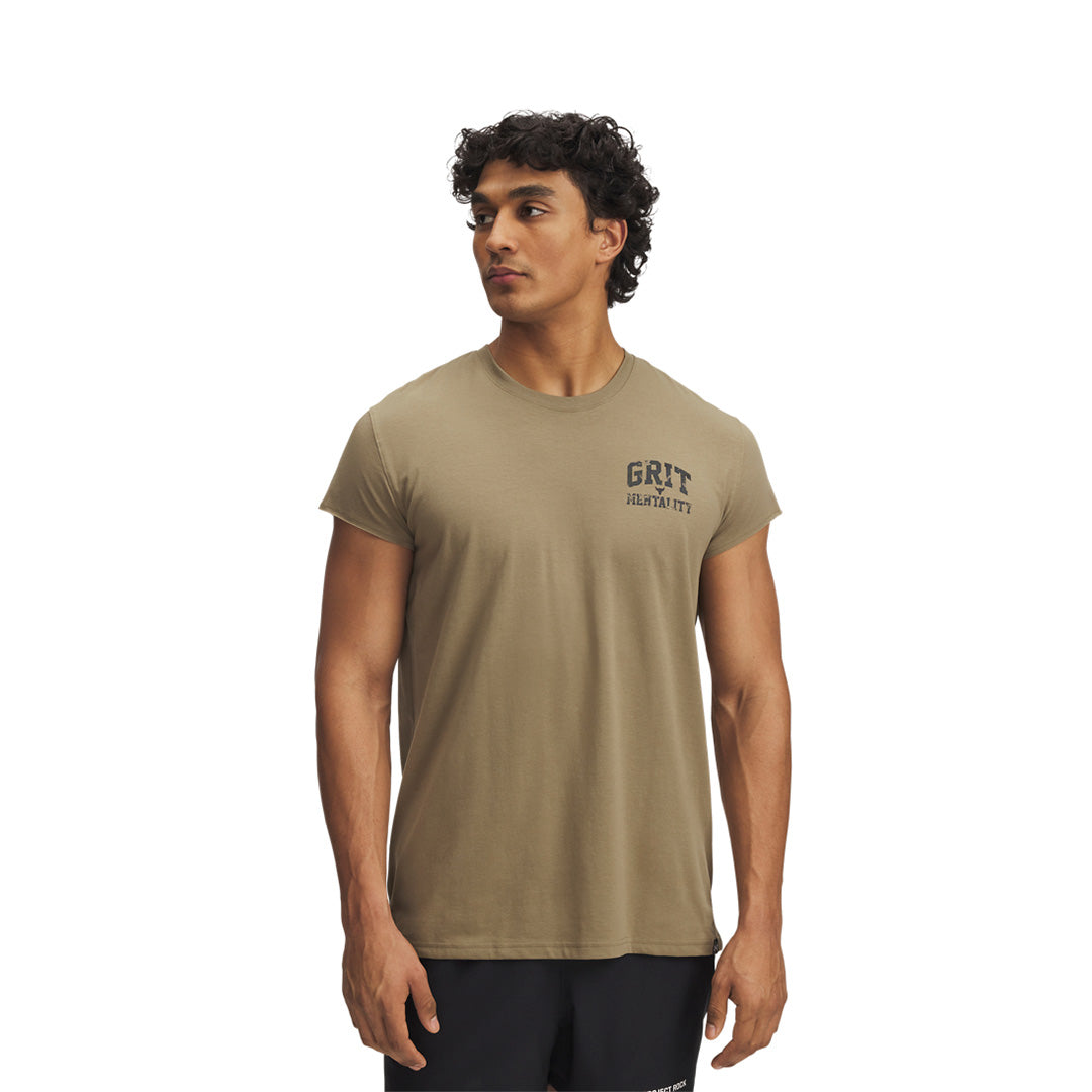 UA Men Project Rock Cap Sleeve T-Shirt 1389984 - Main Image