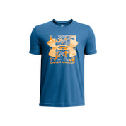 UA Boys Box Logo Camo Shorts Sleeve | 1377317