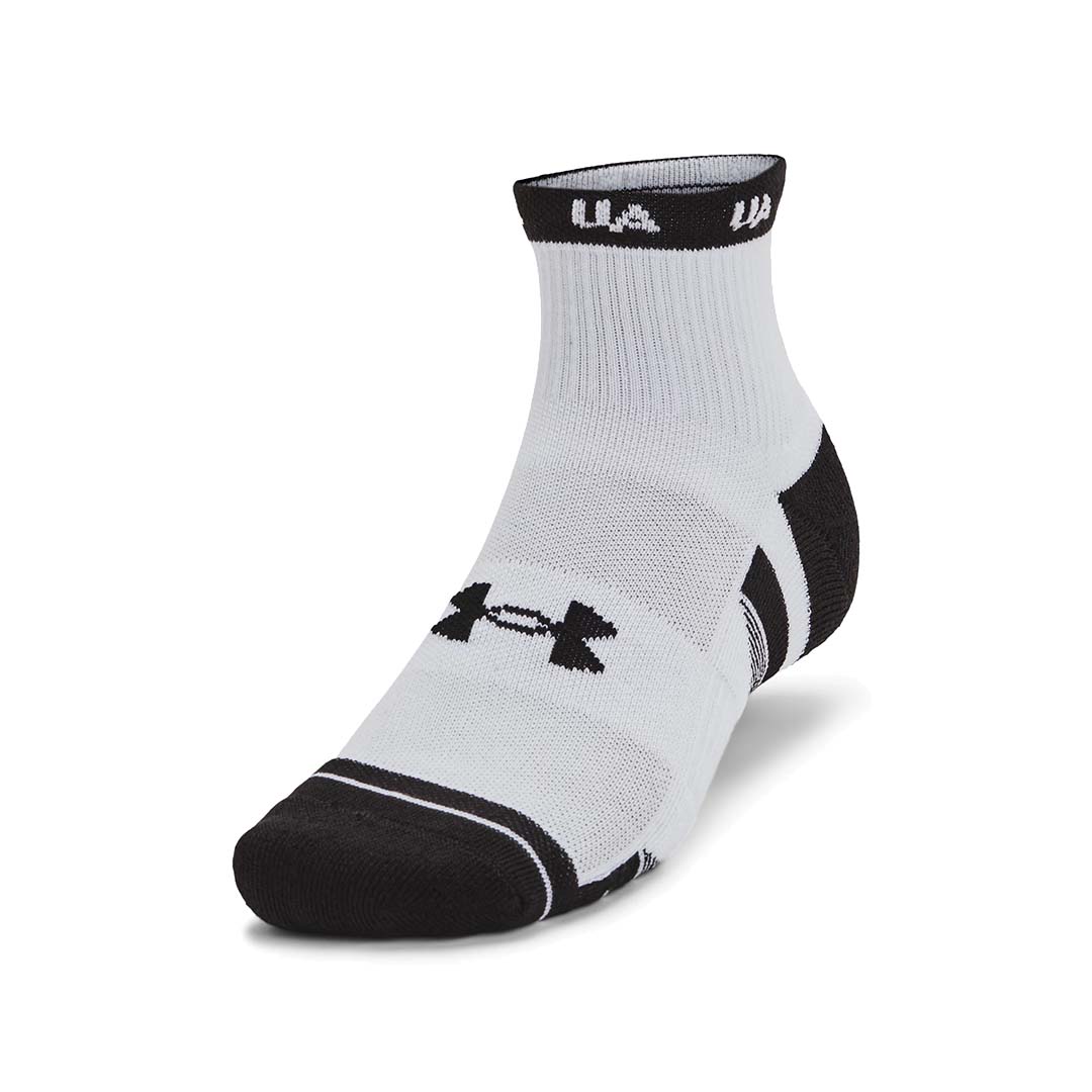 UA Unisex Performance Tech Nvlty 3-Pack Quarter Socks | 1382943