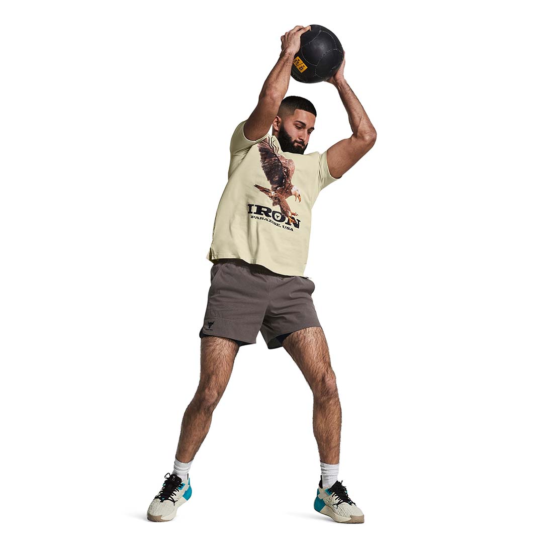 UA Men Project Rock Eagle Graphic Short Sleeve | 1383224