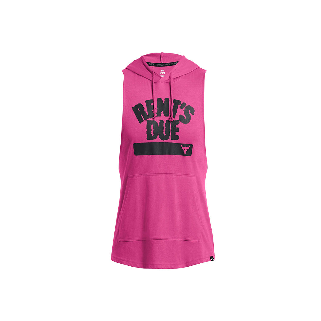 UA Men Project Rock Rents Due Sleeveless Hoodie | 1383303