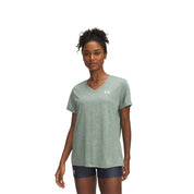 UA Women Tech Twist Short Sleeve V Neck | 1384227