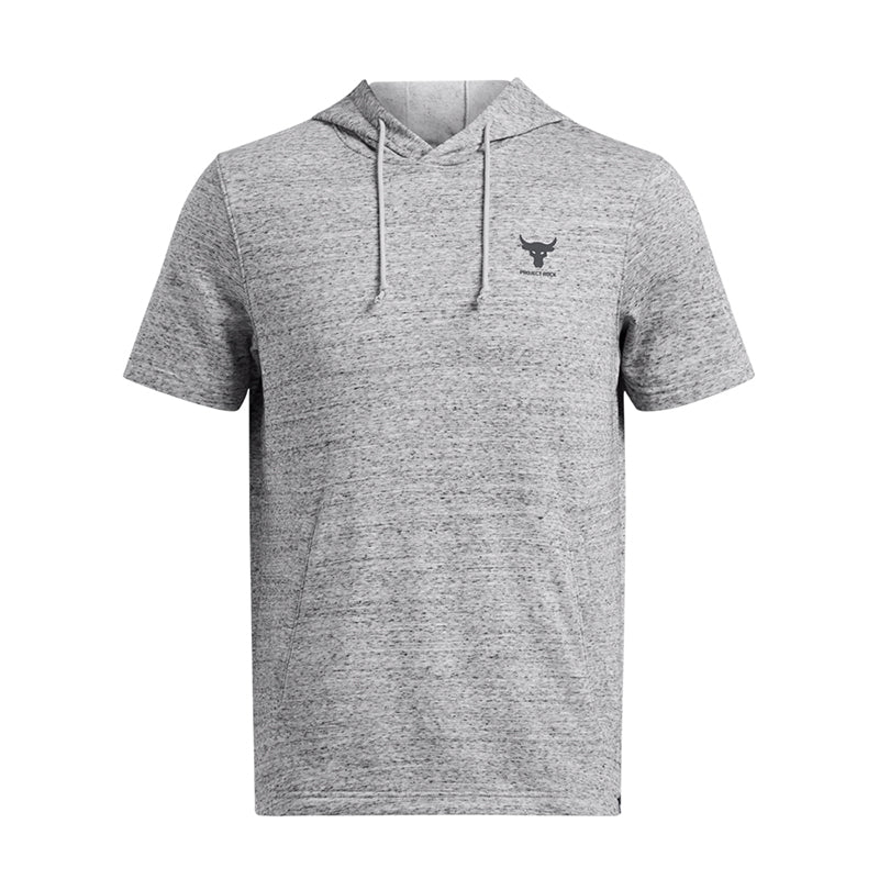 UA Men Project Rock Terry Short Sleeve Hoodie | 1387447