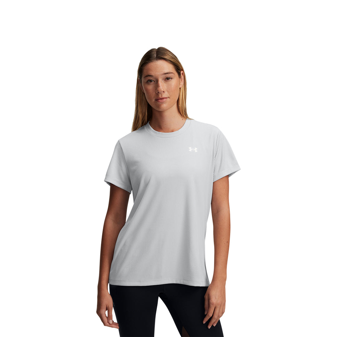 UA Women Tech Rib Short Sleeve | 1389852
