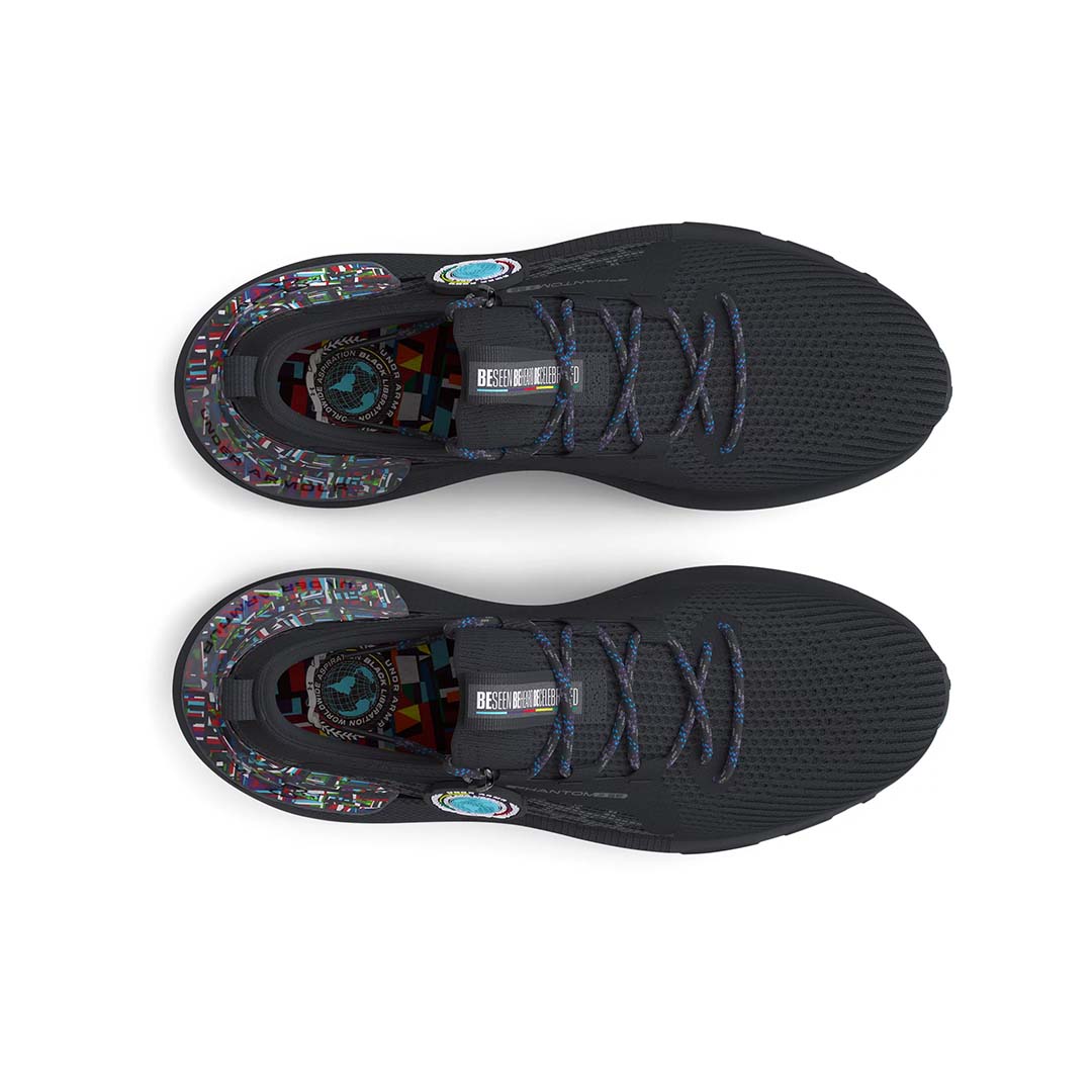 UA Unisex HOVR™ Phantom 3 SE Black History Month Running Shoes | 3027279