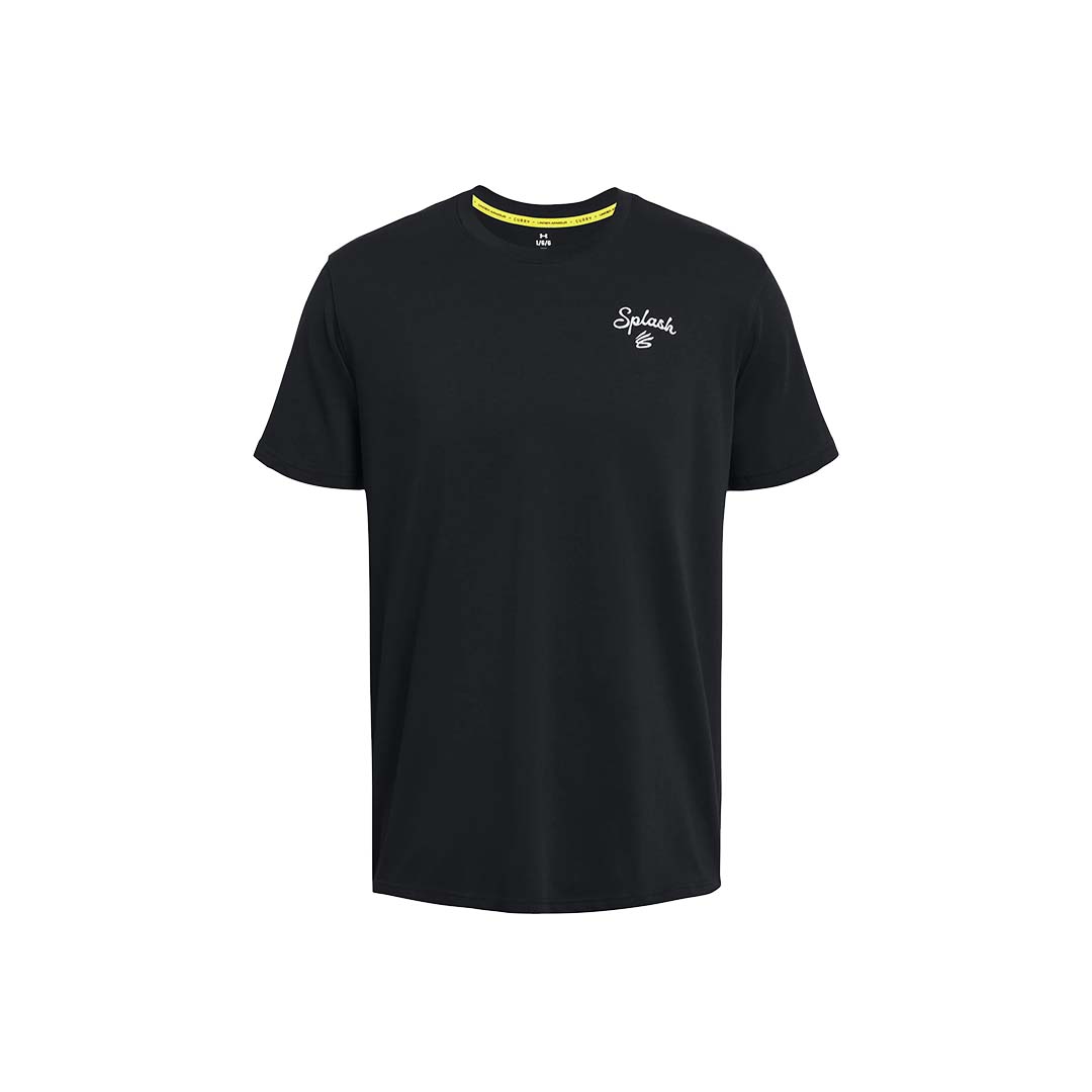 UA Men Curry Embroidered Splash T-Shirt | 1383379