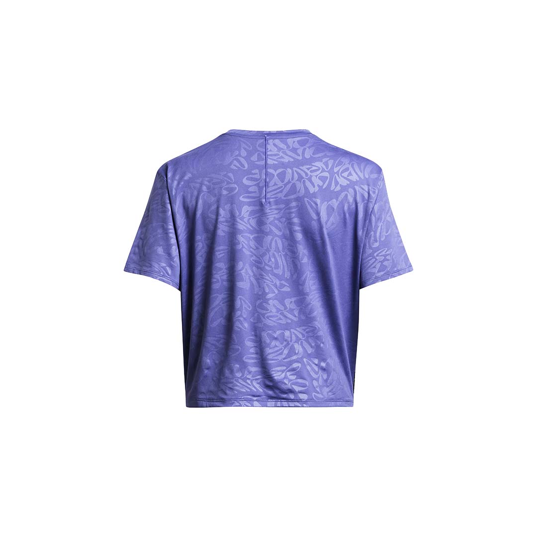 UA Women RUSH™ Energy Emboss Crop Short Sleeve | 1383640
