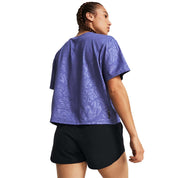 UA Women RUSH™ Energy Emboss Crop Short Sleeve | 1383640