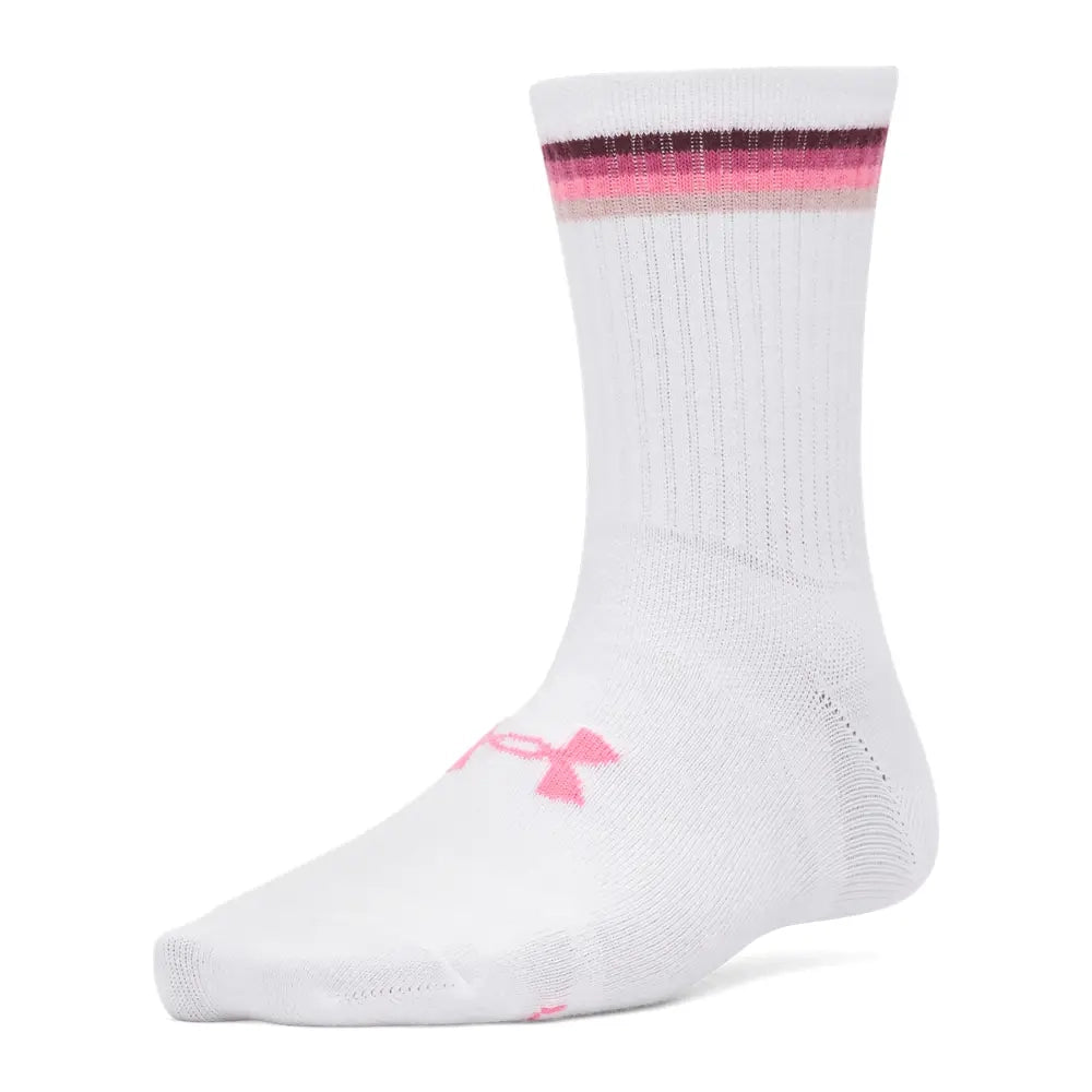 UA Women Essential Nv 3-Pack Mid Crew Socks | 1382942