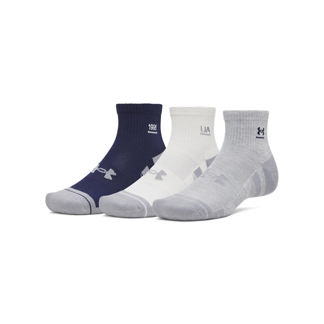 UA Unisex Performance Tech Nvlty 3-Pack QUArter Socks | 1382943