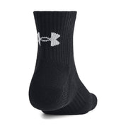 UA Unisex Training Cotton 3-Pack Quarter Socks | 1386372