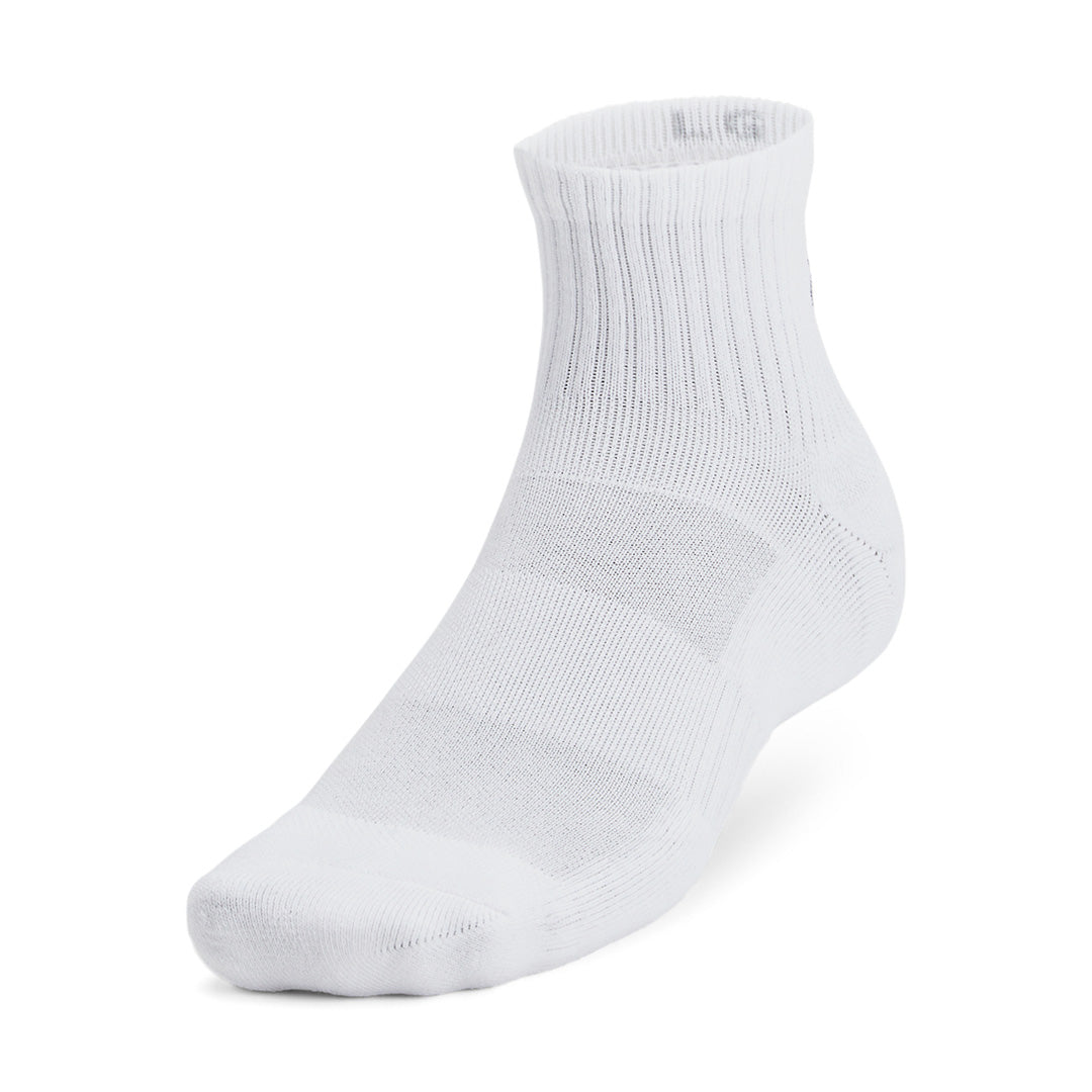 UA Unisex Training Cotton 3-Pack Quarter Socks | 1386372