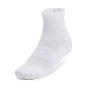 UA Unisex Training Cotton 3-Pack Quarter Socks | 1386372