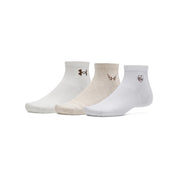 UA Unisex Sportswear Cotton NV QUArter Socks | 1390131