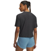 UA Women Vanish Energy Crop Print Short Sleeve | 1373974