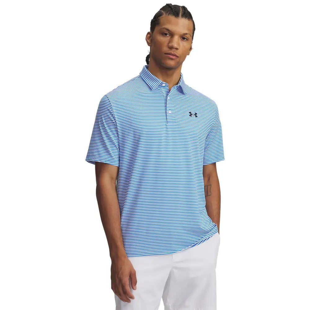 UA Men Playoff 3.0 Stripe Polo | 1378676