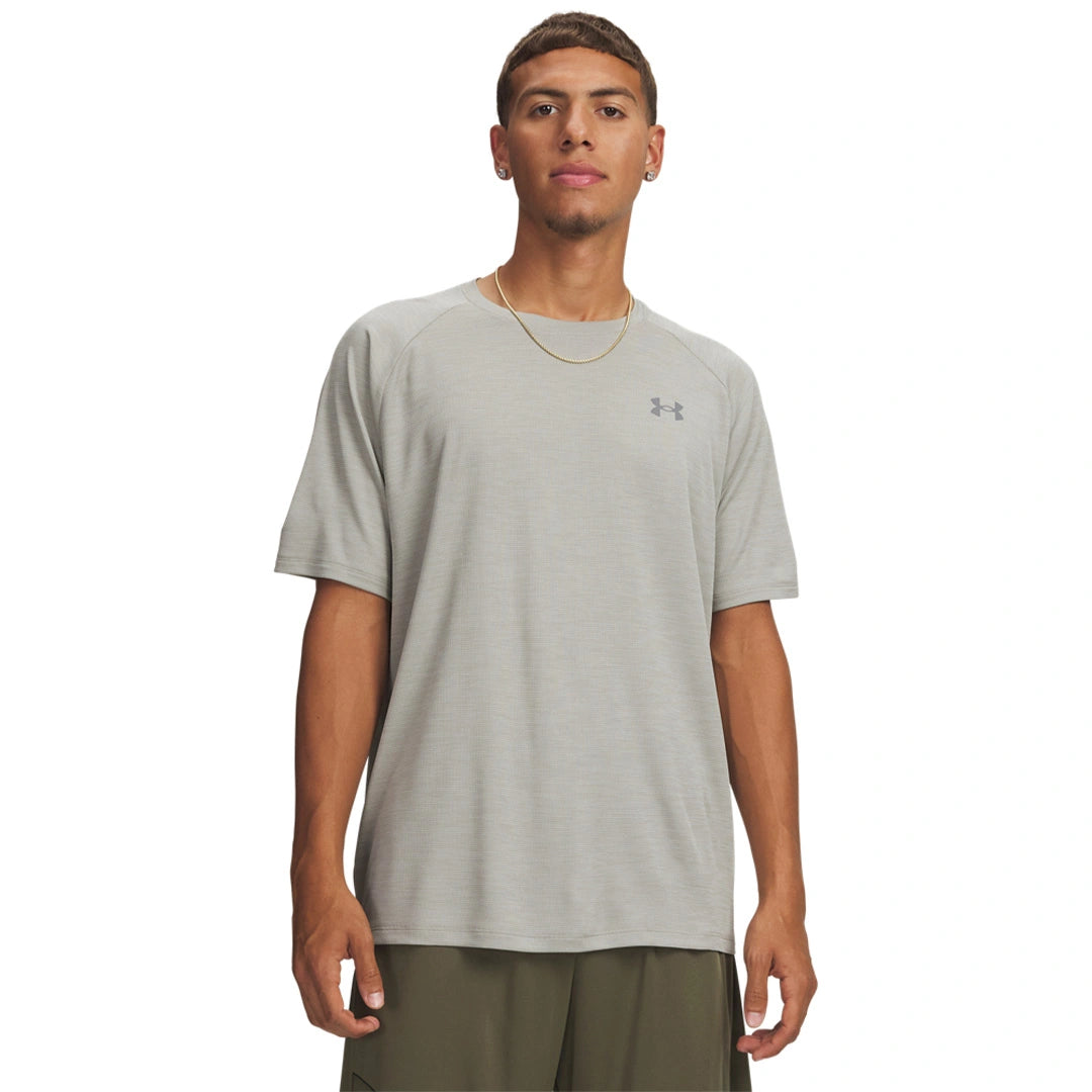 UA Men Tech Textured Short Sleeve | 1382796