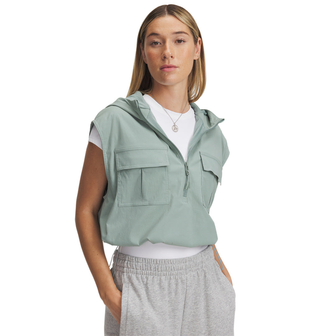 UA Women Unstoppable Utility Sleeveless Hoodie | 1389666