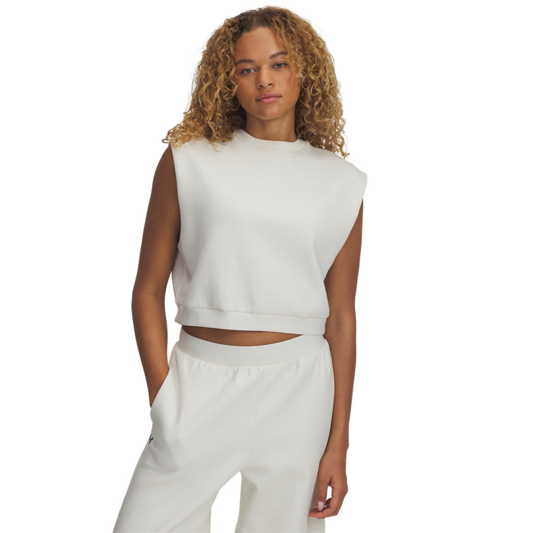UA Women Unstoppable Fleece Short Sleeve Top | 1389684