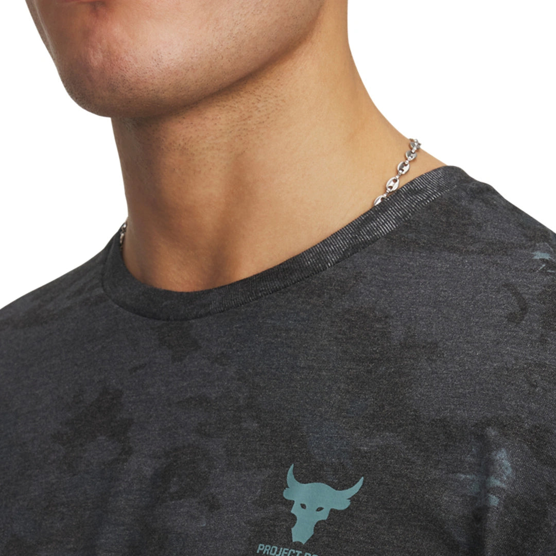 UA Men Project Rock Printed Short Sleeve | 1389898