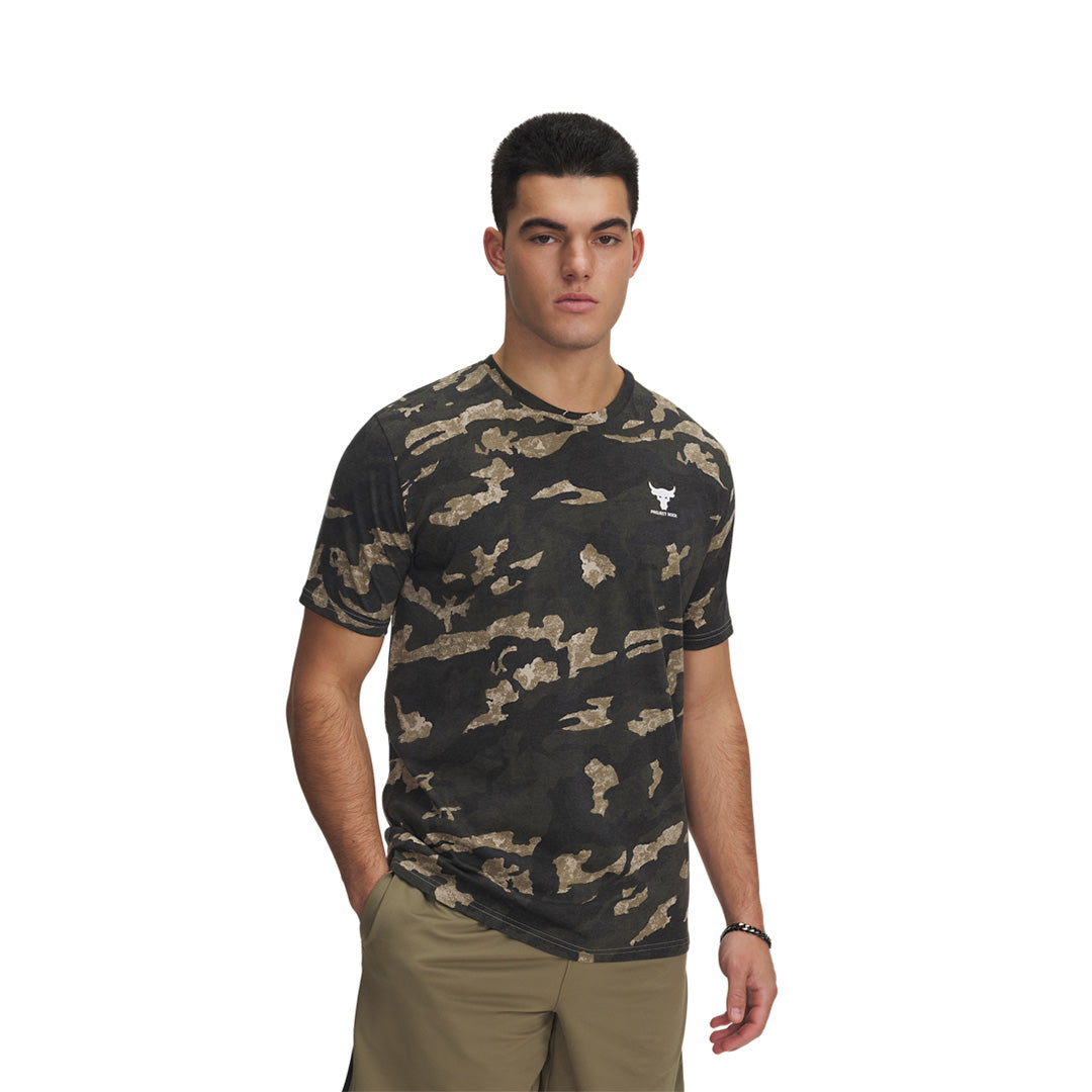 UA Men Project Rock Printed Short Sleeve | 1389898