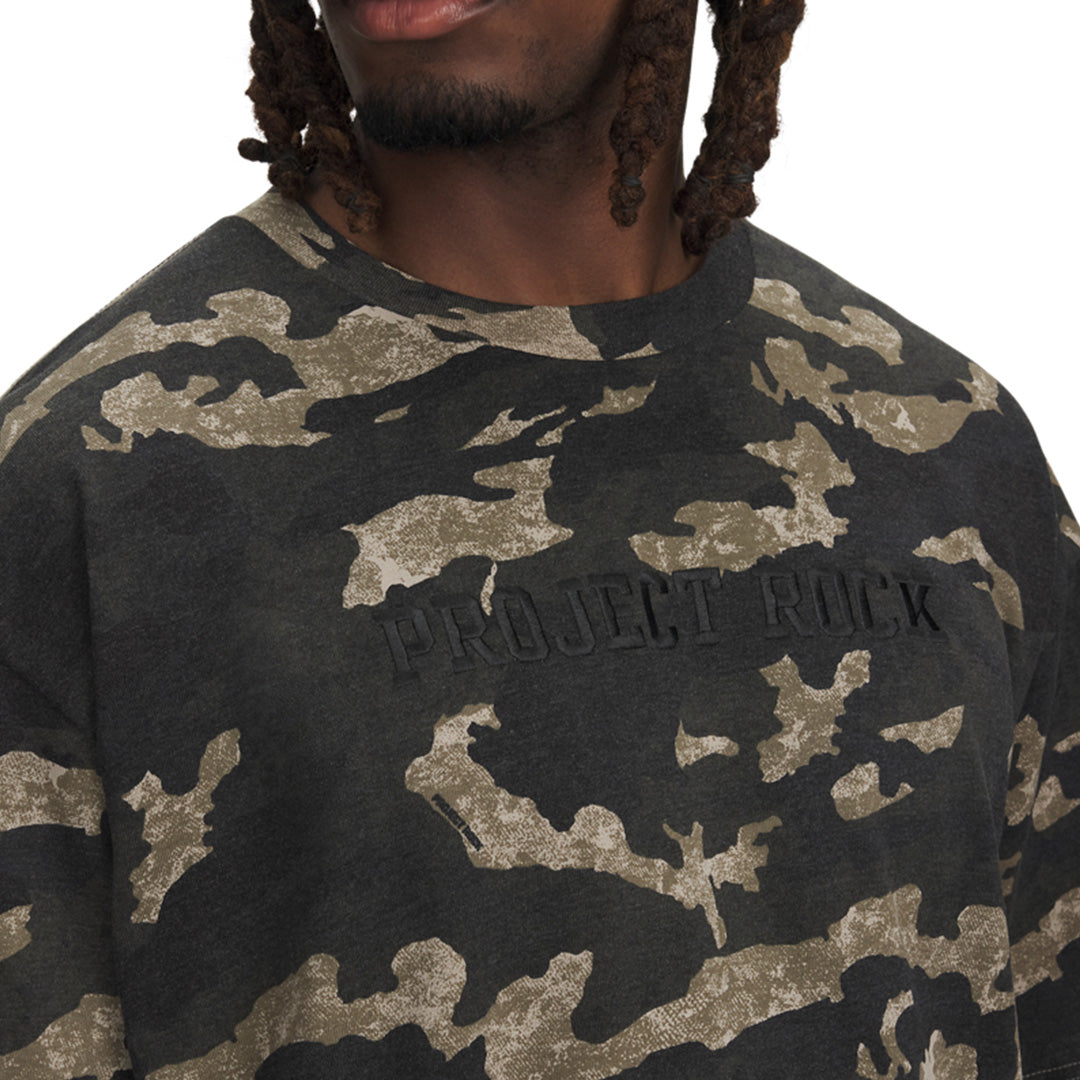 UA Men Project Rock Hwt Aop Short Sleeve | 1389976