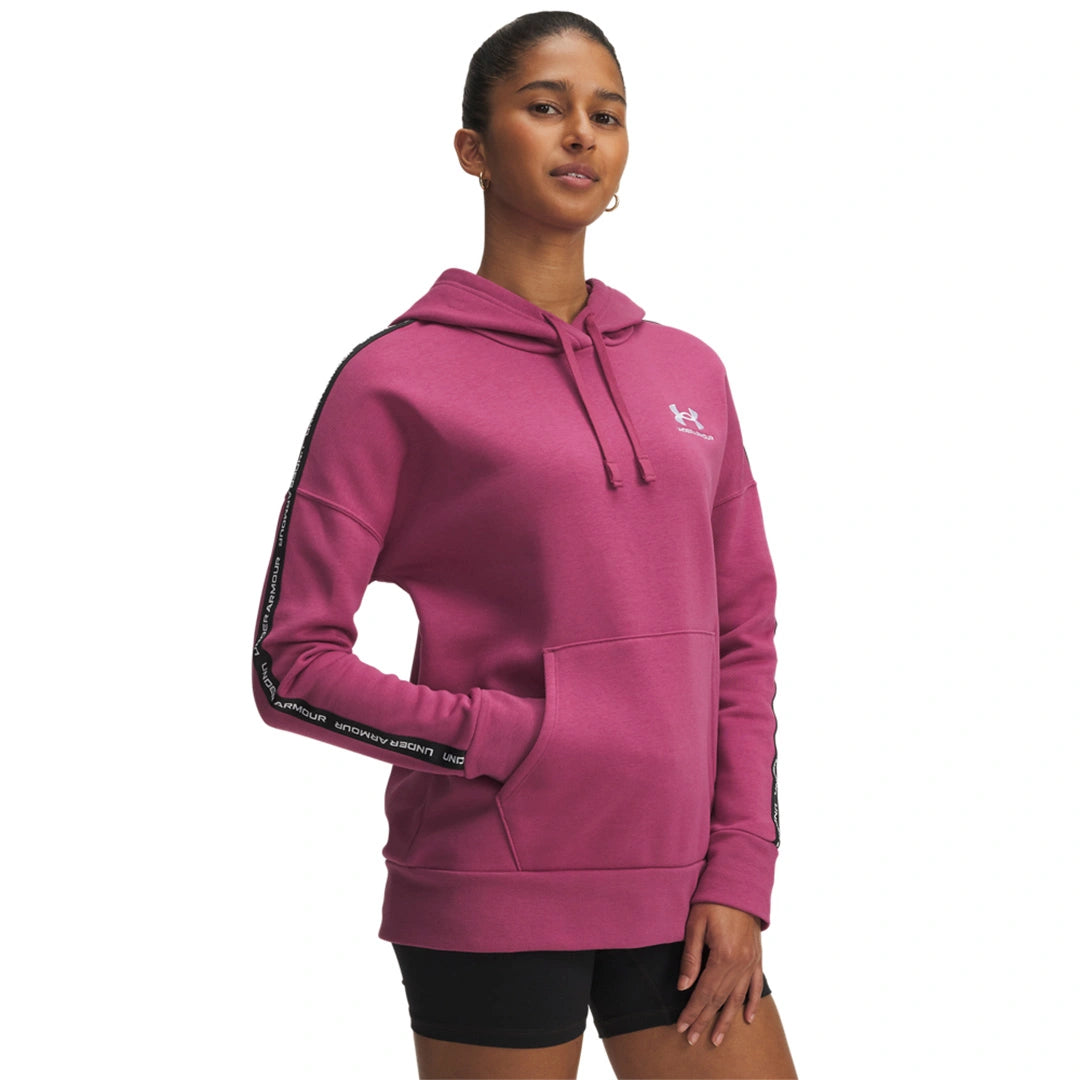 UA Women Icon Fleece Taped Hoodie | 6003708